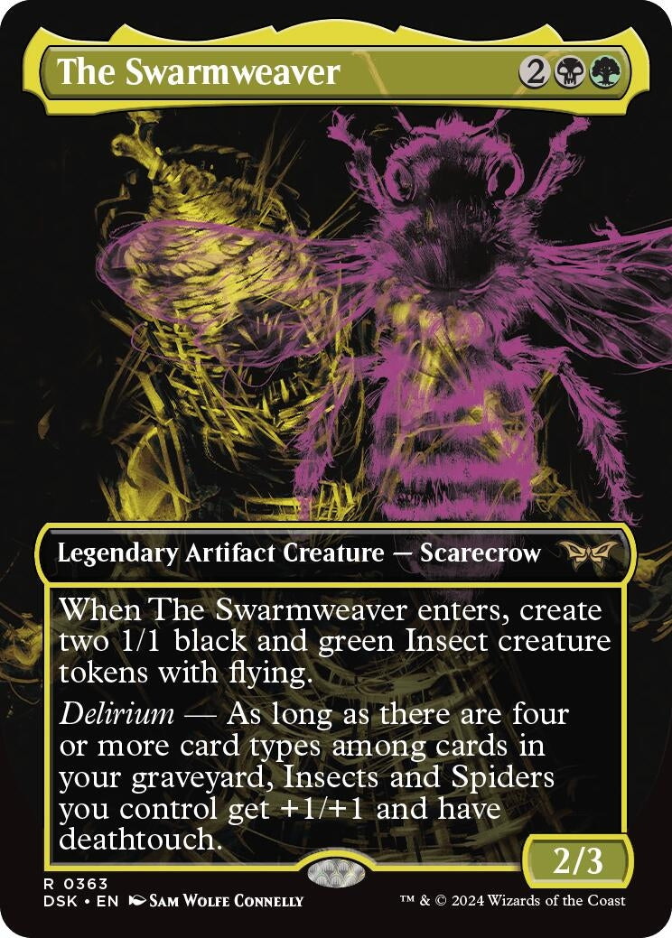 Image for The Swarmweaver (Showcase) (Duskmourn: House of Horror) (363) - Magic: The Gathering