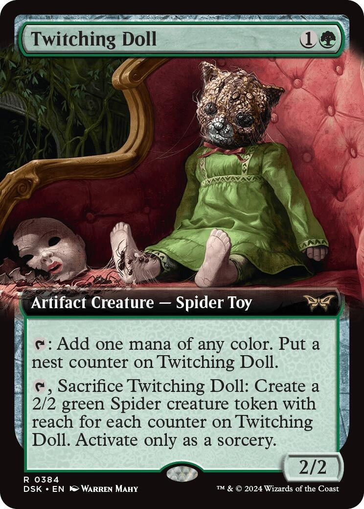Image for Twitching Doll (Extended Art) (Duskmourn: House of Horror) (384) - Magic: The Gathering