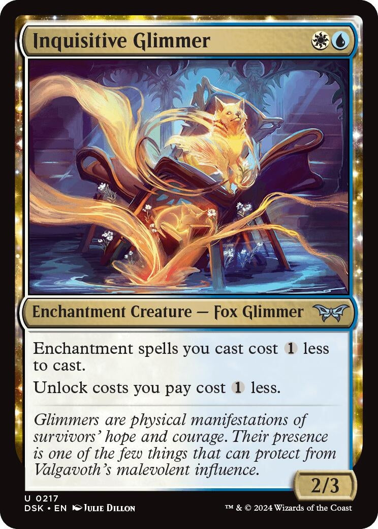 Image for Inquisitive Glimmer (Duskmourn: House of Horror) (217) - Magic: The Gathering