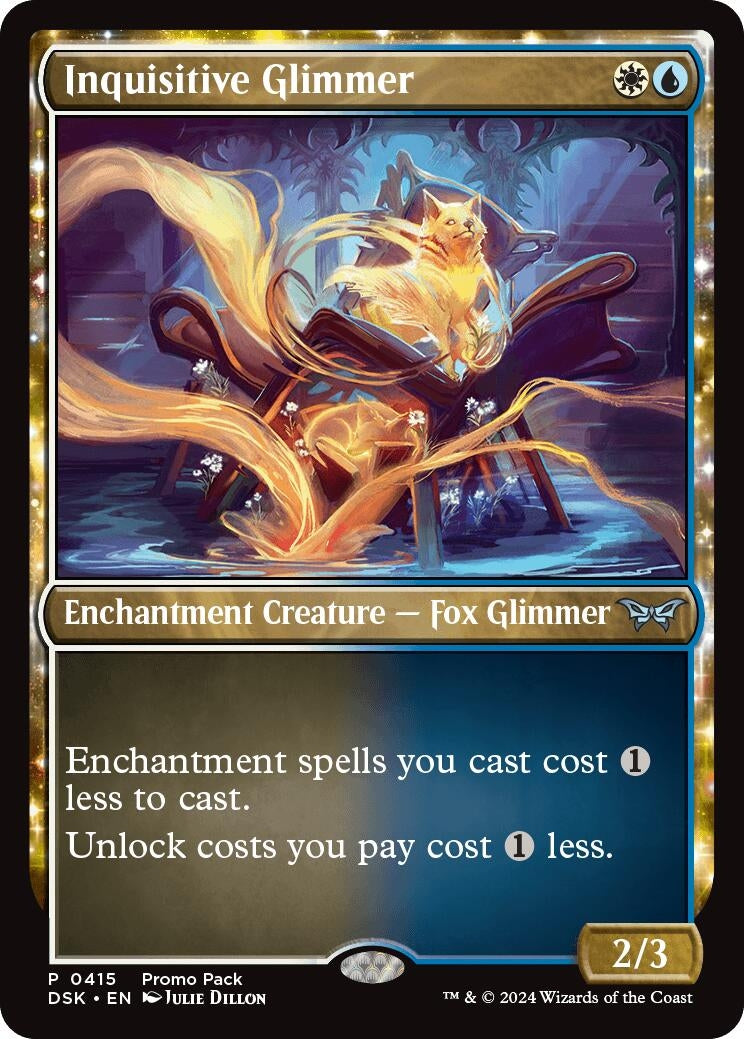 Image for Inquisitive Glimmer (Promo Pack: Duskmourn: House of Horror) (415) - Magic: The Gathering