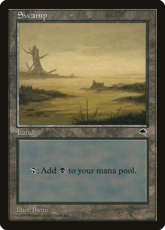 Image for Swamp (River) (Tempest) (342) - Magic: The Gathering