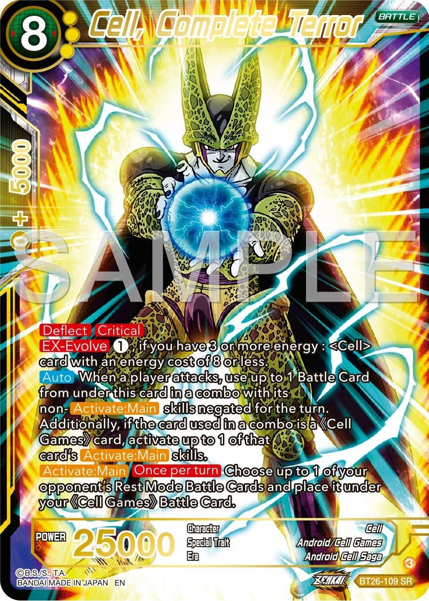 Image for Cell Complete Terror (Ultimate Advent) (BT26-109) - Dragon Ball Super: Masters