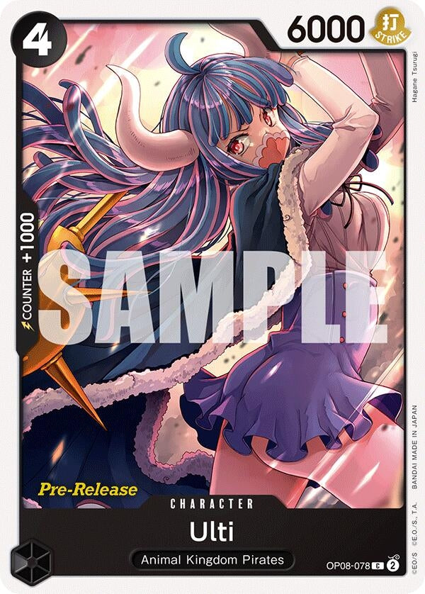 Image for Ulti (Two Legends Pre-Release Cards) (OP08-078) - One Piece Card Game