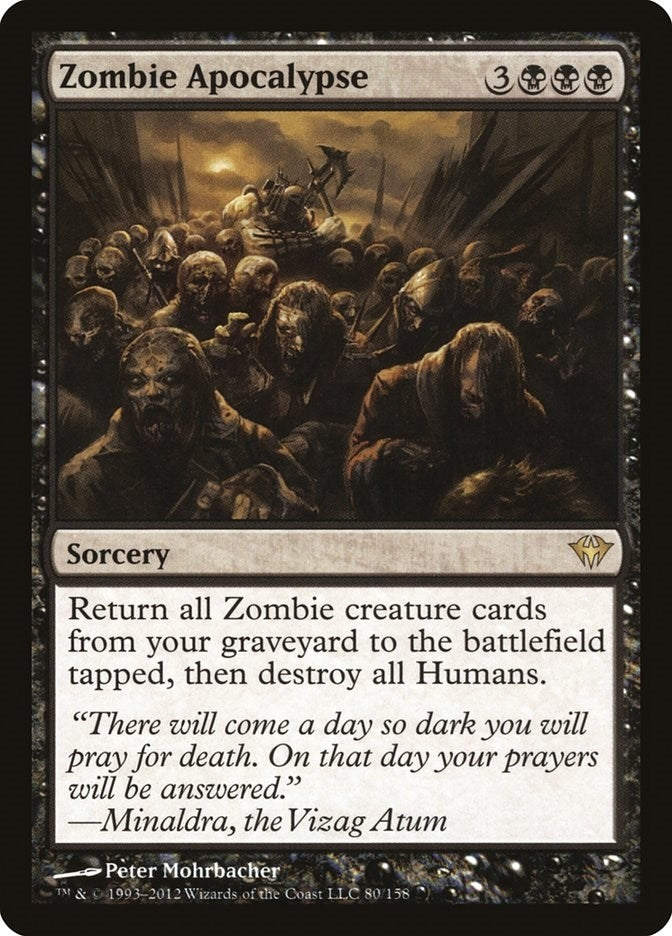 Image for Zombie Apocalypse (Dark Ascension) (80) - Magic: The Gathering