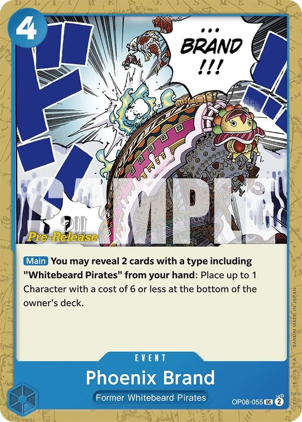 Image for Phoenix Brand (Two Legends Pre-Release Cards) (OP08-055) - One Piece Card Game