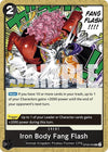 Image for Iron Body Fang Flash (Two Legends Pre-Release Cards) (OP08-095) - One Piece Card Game