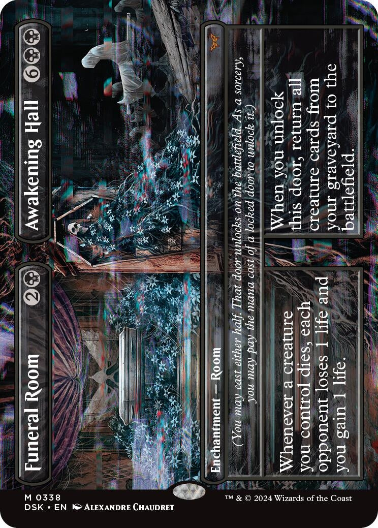 Image for Funeral Room // Awakening Hall (Borderless) (Duskmourn: House of Horror) (338) - Magic: The Gathering