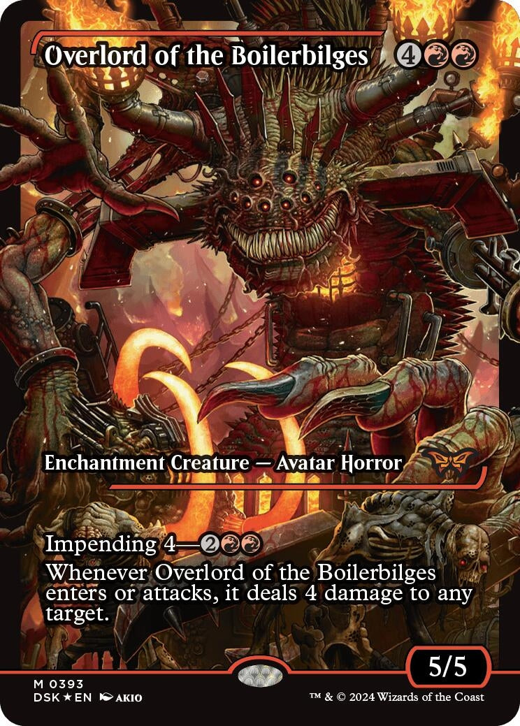 Image for Overlord of the Boilerbilges (Showcase) (Duskmourn: House of Horror) (393) - Magic: The Gathering