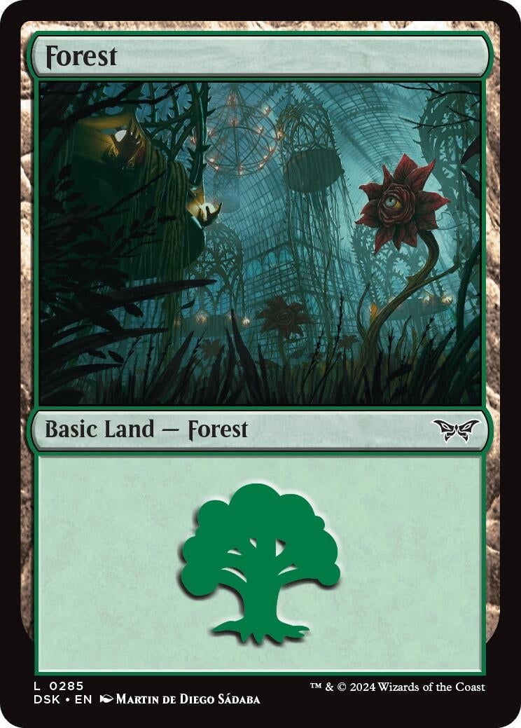 Image for Forest (0285) (Duskmourn: House of Horror) (285) - Magic: The Gathering