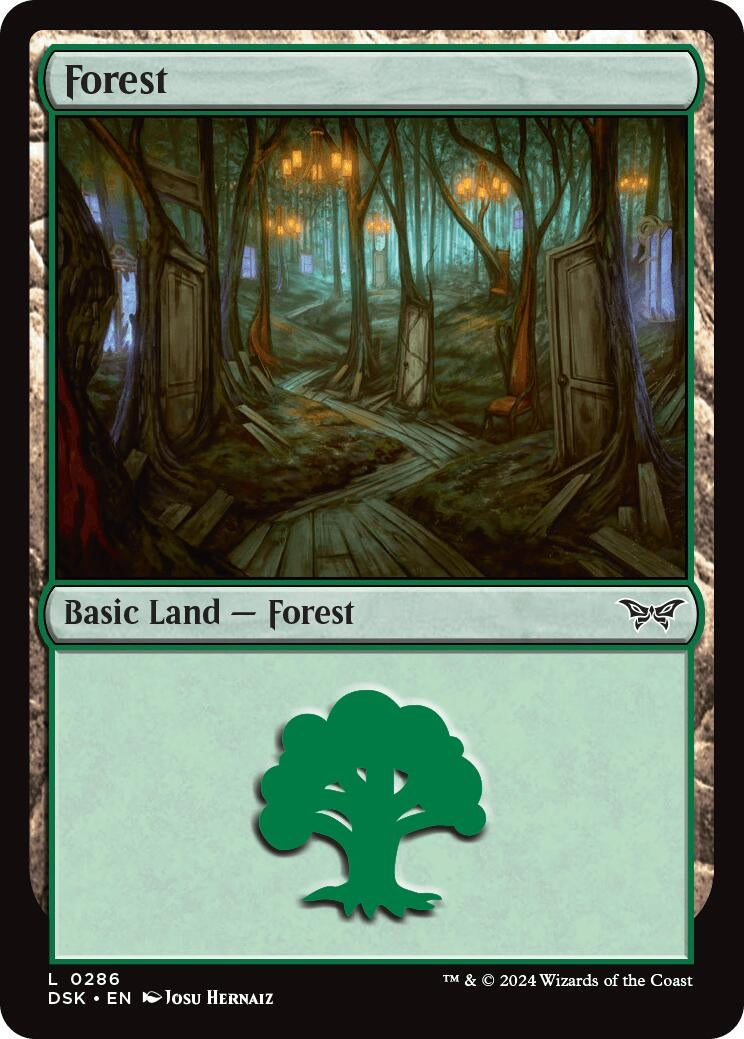 Image for Forest (0286) (Duskmourn: House of Horror) (286) - Magic: The Gathering