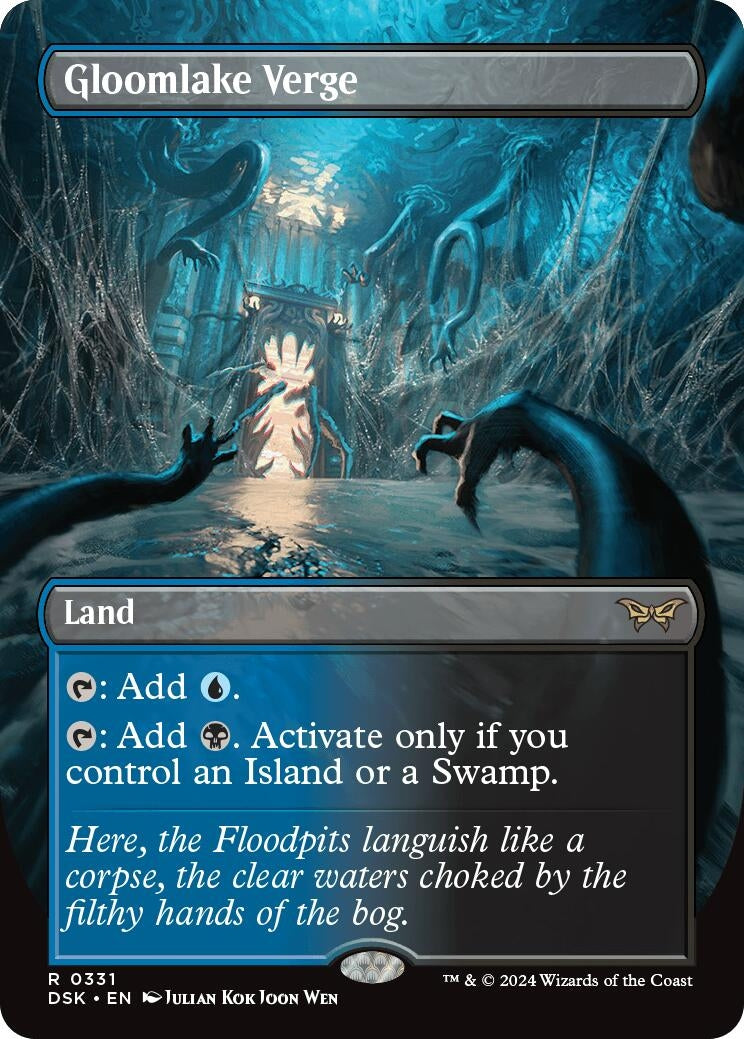 Image for Gloomlake Verge (Borderless) (Duskmourn: House of Horror) (331) - Magic: The Gathering