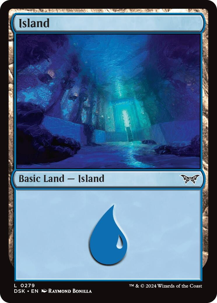 Image for Island (0279) (Duskmourn: House of Horror) (279) - Magic: The Gathering