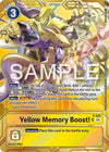 Image for Yellow Memory Boost! - P-037 (Premium Card Collection - Memory Boost! Set) (D-PR) (P-037 P) - Digimon Card Game