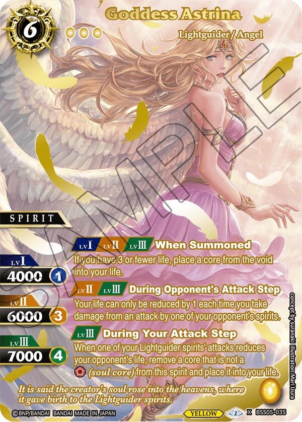 Image for Goddess Astrina (Premium Card Collection -Summoner's Best-) (Battle Spirits Saga Promo Cards) (BSS05-035) - Battle Spirits Saga
