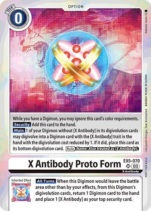 Image for X Antibody Proto Form (Event Pack 7) (EX05) (5070)