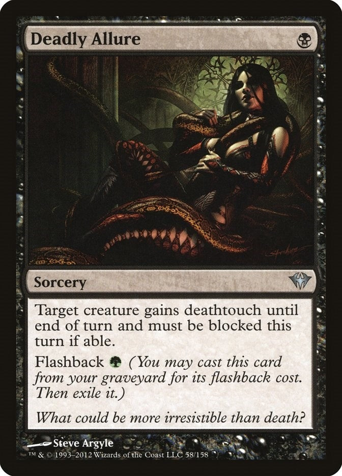 Image for Deadly Allure (Dark Ascension) (58) - Magic: The Gathering
