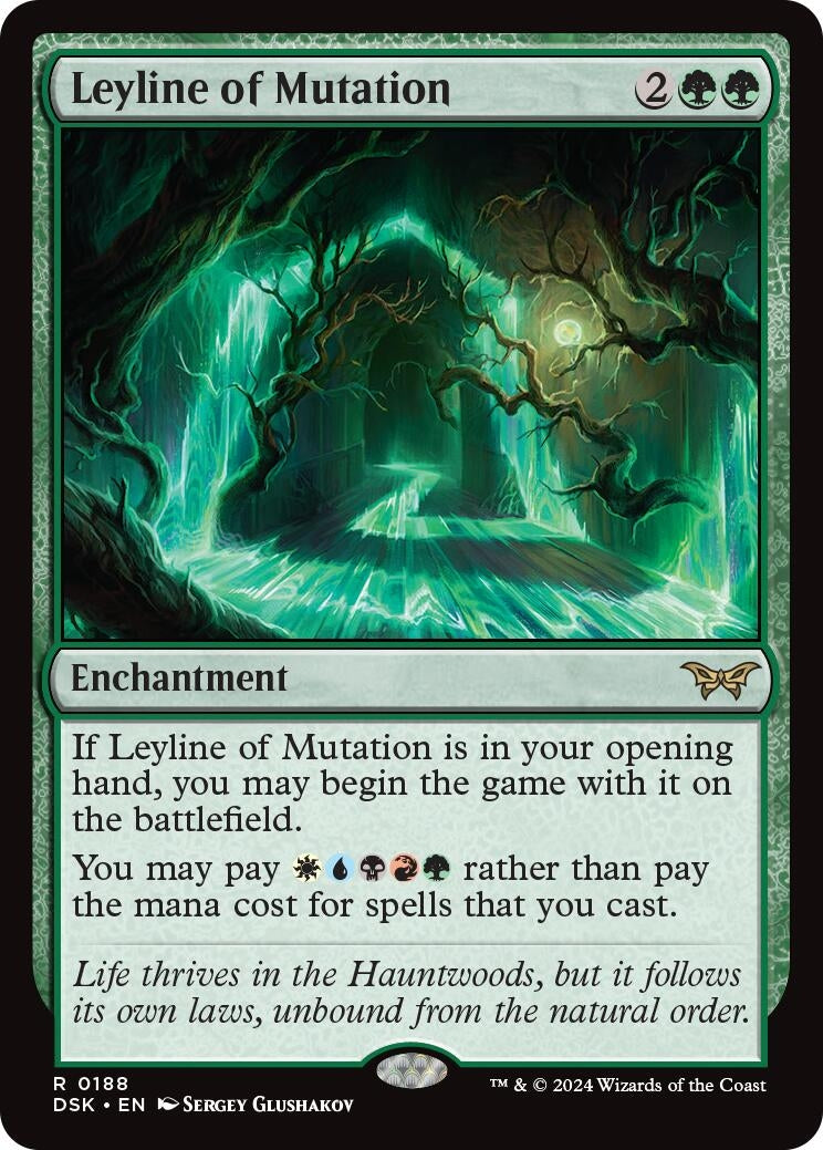 Image for Leyline of Mutation (Duskmourn: House of Horror) (188) - Magic: The Gathering