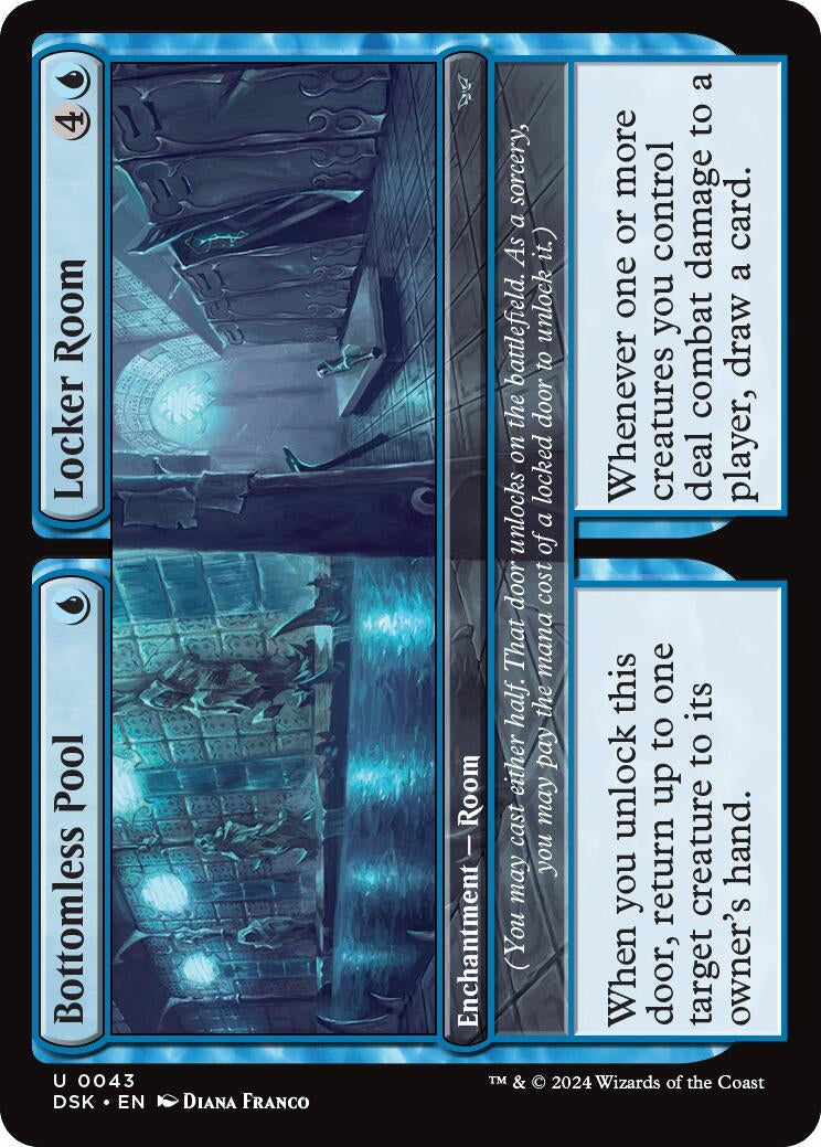 Image for Bottomless Pool // Locker Room (Duskmourn: House of Horror) (43) - Magic: The Gathering