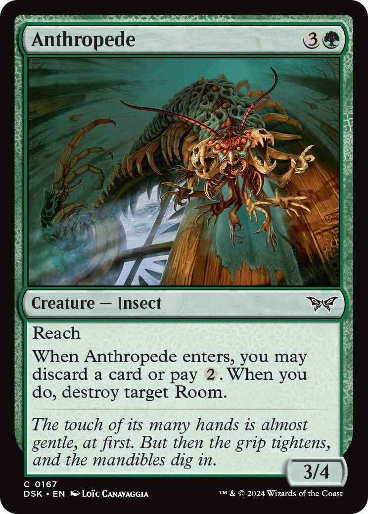 Image for Anthropede (Duskmourn: House of Horror) (167) - Magic: The Gathering