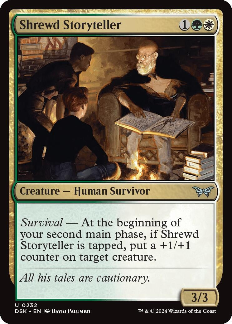 Image for Shrewd Storyteller (Duskmourn: House of Horror) (232) - Magic: The Gathering