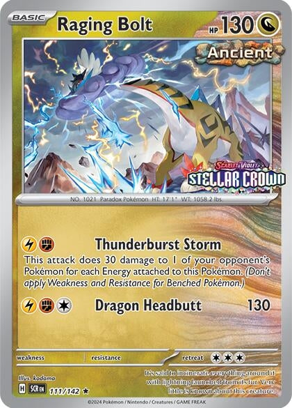 Image for Raging Bolt (Cosmo Holo) (Best Buy Exclusive) (Miscellaneous Cards & Products) (111/142) - Pokemon