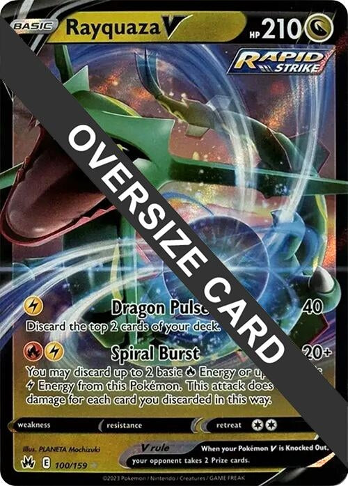 Image for Rayquaza V 100/159 (Jumbo Cards) (100/159) - Pokemon