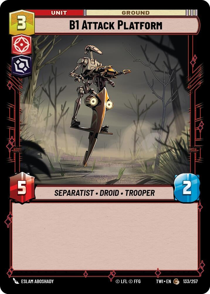 Image for B1 Attack Platform (Twilight of the Republic) (133/257) - Star Wars: Unlimited