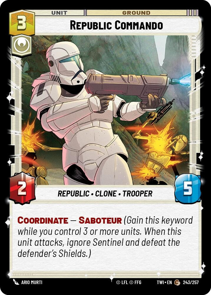 Image for Republic Commando (Twilight of the Republic) (243/257) - Star Wars: Unlimited