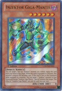 Image for Inzektor Giga-Mantis (Order of Chaos) (ORCS-EN021) - YuGiOh