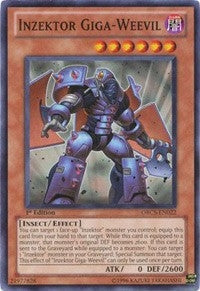 Image for Inzektor Giga-Weevil (Order of Chaos) (ORCS-EN022) - YuGiOh