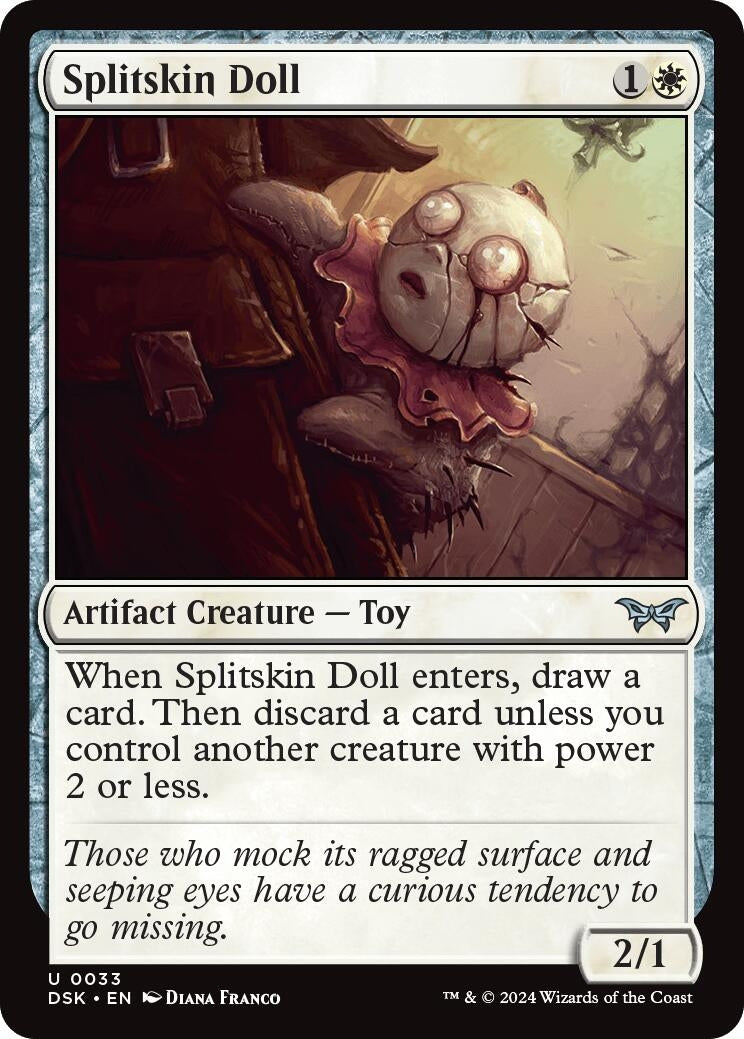 Image for Splitskin Doll (Duskmourn: House of Horror) (33) - Magic: The Gathering