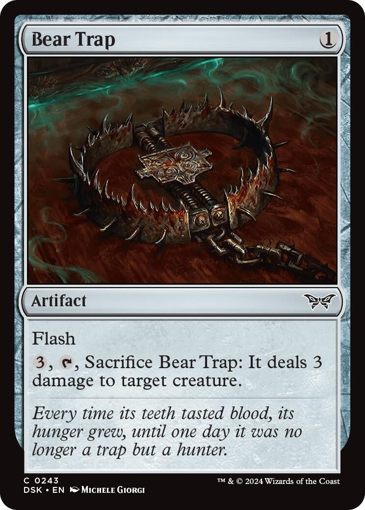 Image for Bear Trap (Duskmourn: House of Horror) (243) - Magic: The Gathering