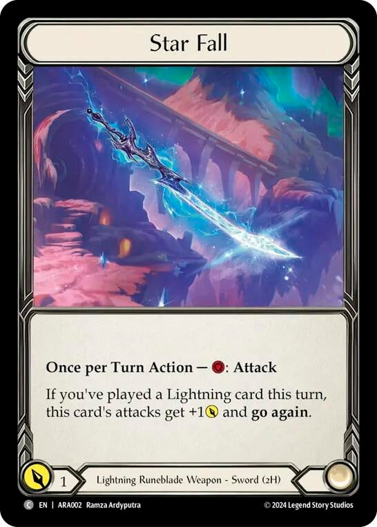 Image for Star Fall (Blitz Deck: Rosetta - Aurora) (ARA002) - Flesh and Blood TCG