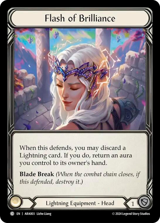Image for Flash of Brilliance (Blitz Deck: Rosetta - Aurora) (ARA003) - Flesh and Blood TCG