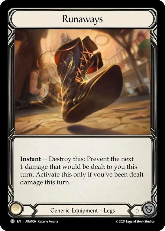 Image for Runaways (Blitz Deck: Rosetta - Aurora) (ARA006) - Flesh and Blood TCG
