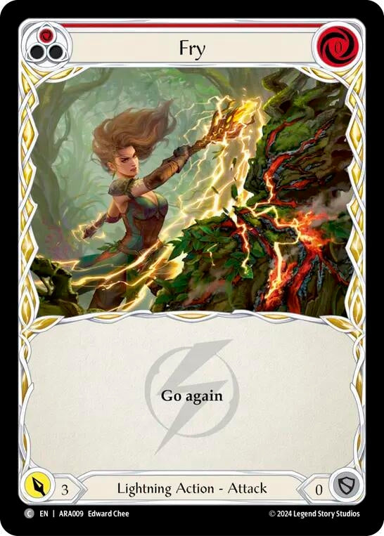 Image for Fry (Red) (Blitz Deck: Rosetta - Aurora) (ARA009) - Flesh and Blood TCG