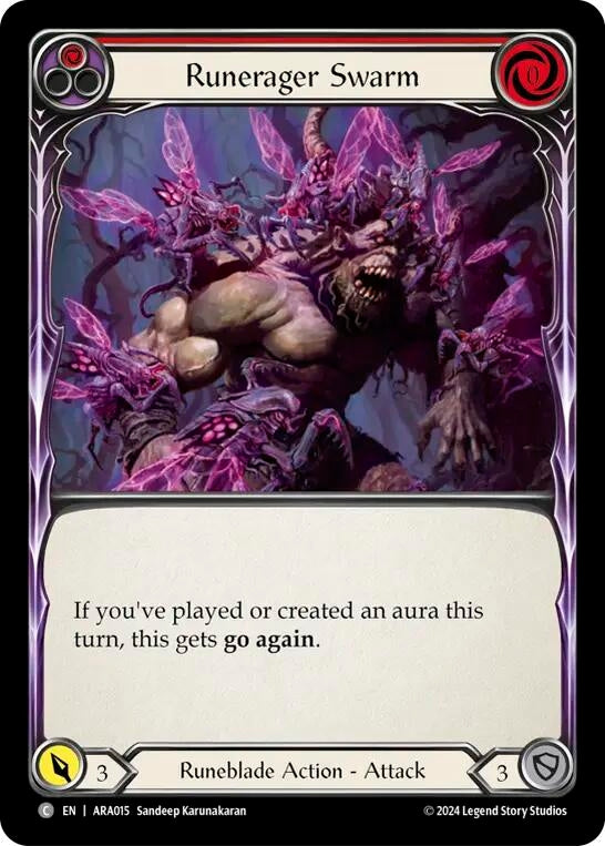 Image for Runerager Swarm (Red) (Blitz Deck: Rosetta - Aurora) (ARA015) - Flesh and Blood TCG