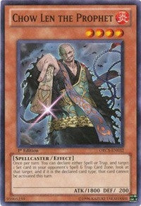 Image for Chow Len the Prophet (Order of Chaos) (ORCS-EN032) - YuGiOh
