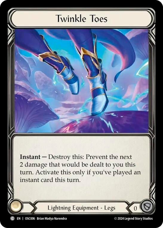 Image for Twinkle Toes (Blitz Deck: Rosetta - Oscilio) (OSC006) - Flesh and Blood TCG