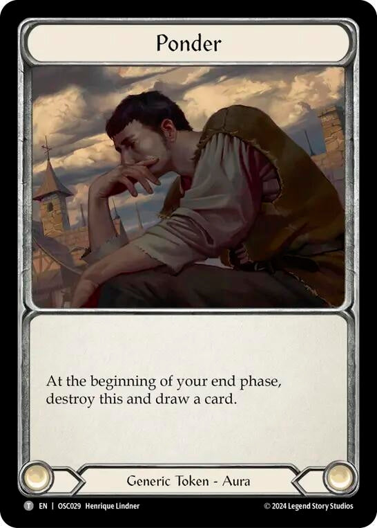 Image for Ponder (Blitz Deck: Rosetta - Oscilio) (OSC029) - Flesh and Blood TCG