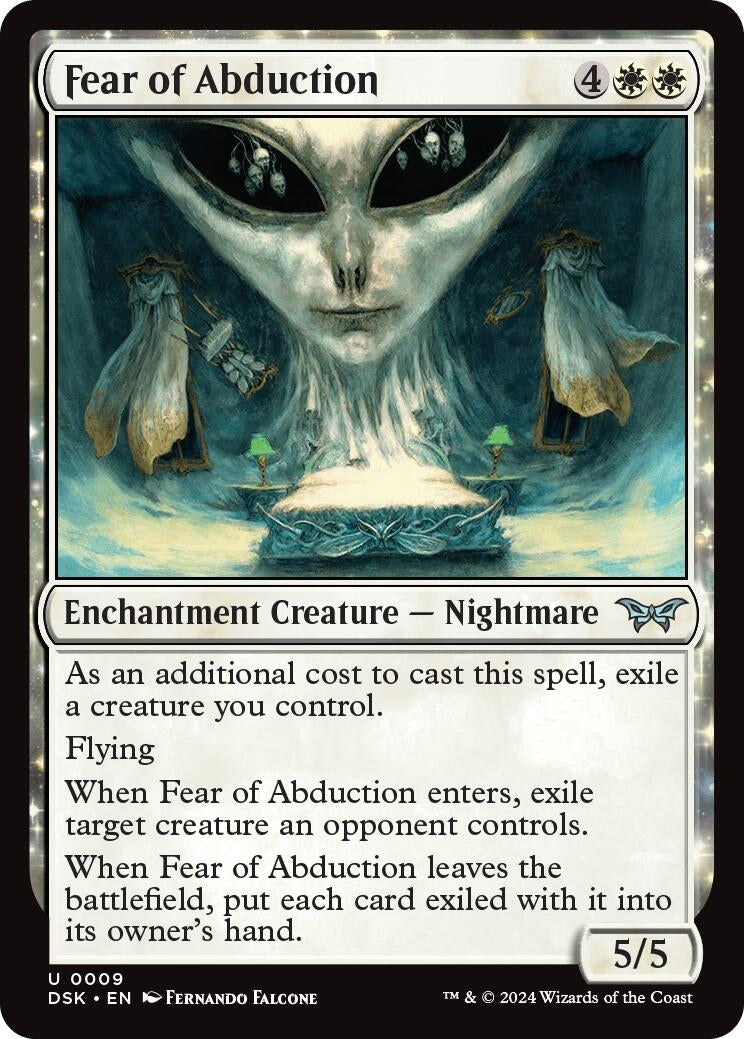 Image for Fear of Abduction (Duskmourn: House of Horror) (9) - Magic: The Gathering