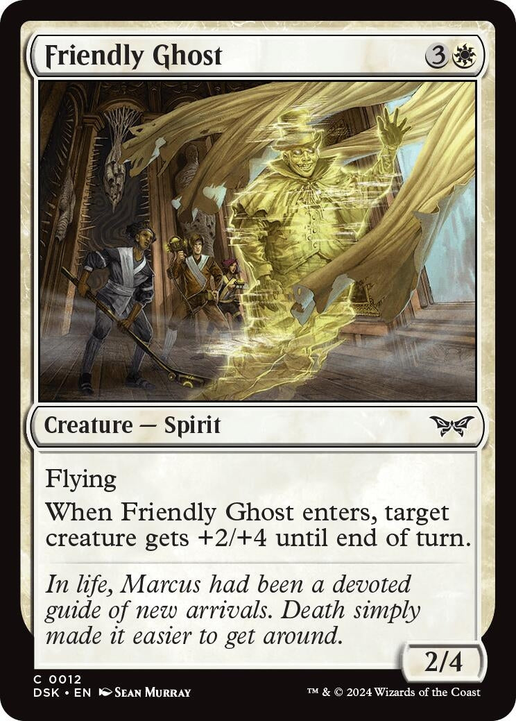 Image for Friendly Ghost (Duskmourn: House of Horror) (12) - Magic: The Gathering