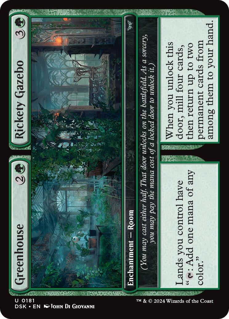 Image for Greenhouse // Rickety Gazebo (Duskmourn: House of Horror) (181) - Magic: The Gathering