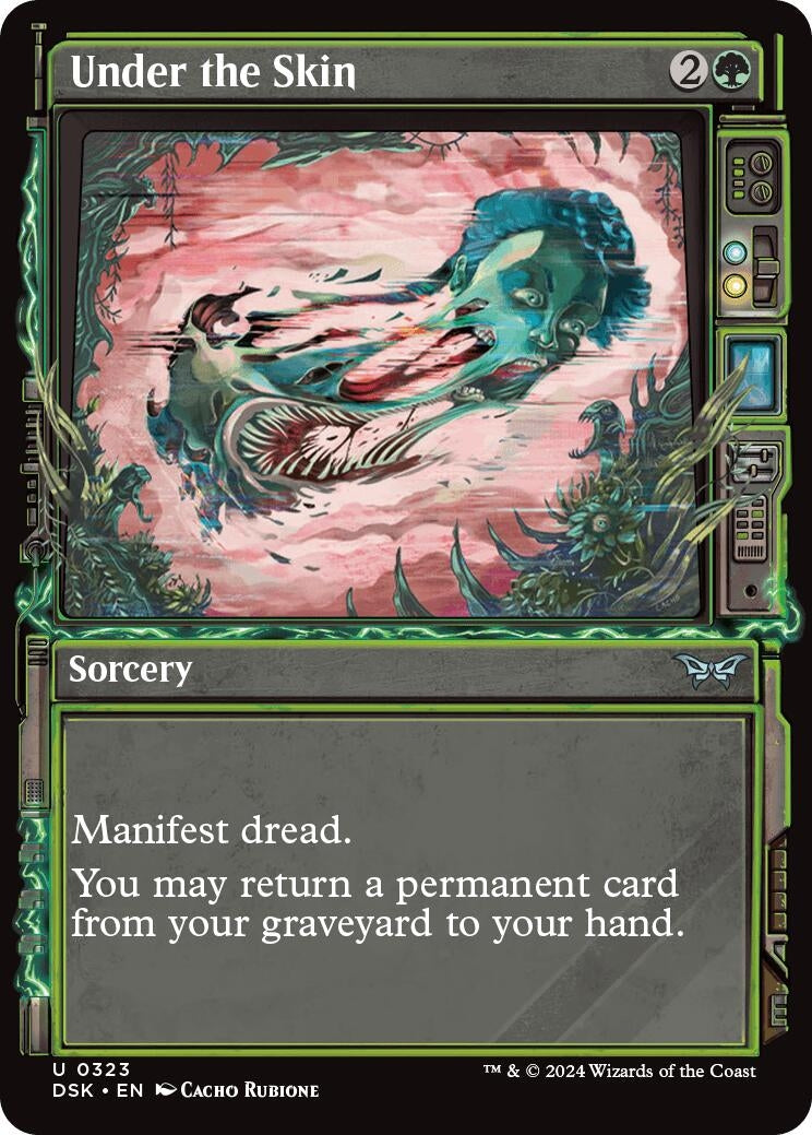 Image for Under the Skin (Showcase) (Duskmourn: House of Horror) (323) - Magic: The Gathering