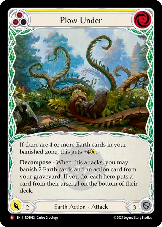 Image for Plow Under (Rosetta) (ROS032) - Flesh and Blood TCG