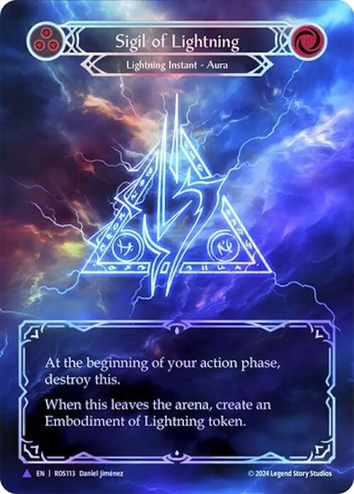 Image for Sigil of Lightning (Marvel) (Rosetta) (ROS113) - Flesh and Blood TCG