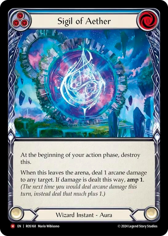 Image for Sigil of Aether (Rosetta) (ROS168) - Flesh and Blood TCG