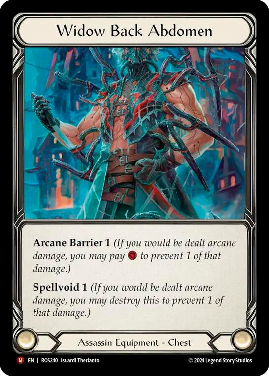 Image for Widow Back Abdomen (Rosetta) (ROS240) - Flesh and Blood TCG