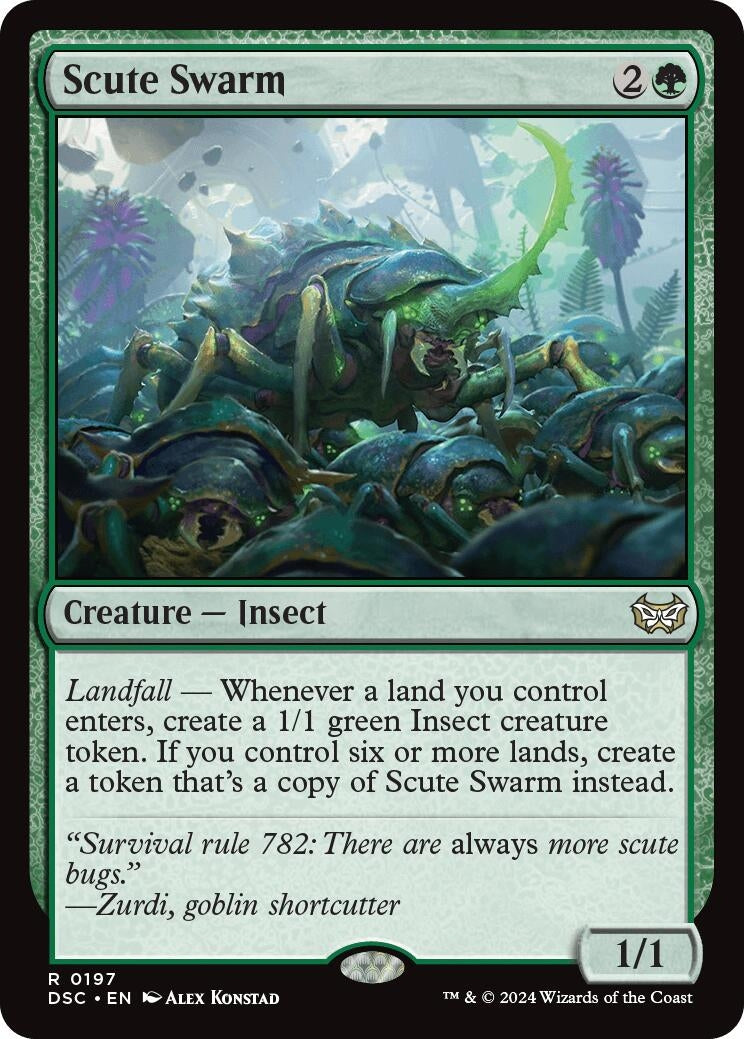 Image for Scute Swarm (Commander: Duskmourn: House of Horror) (197) - Magic: The Gathering