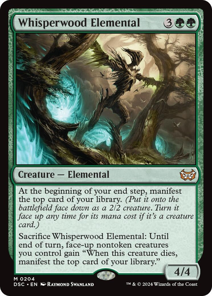 Image for Whisperwood Elemental (Commander: Duskmourn: House of Horror) (204) - Magic: The Gathering